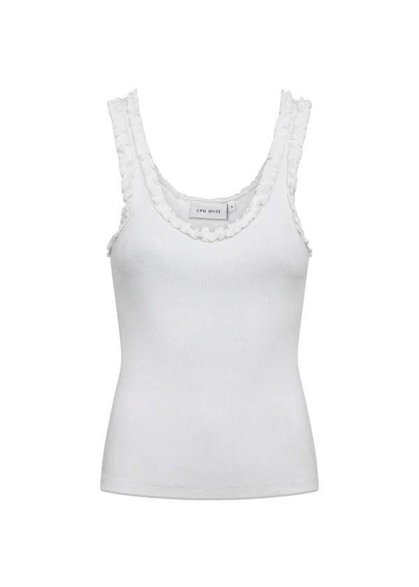 CMSIV-TOP - Bright White-Top-Copenhagen Muse-Butler Loftet