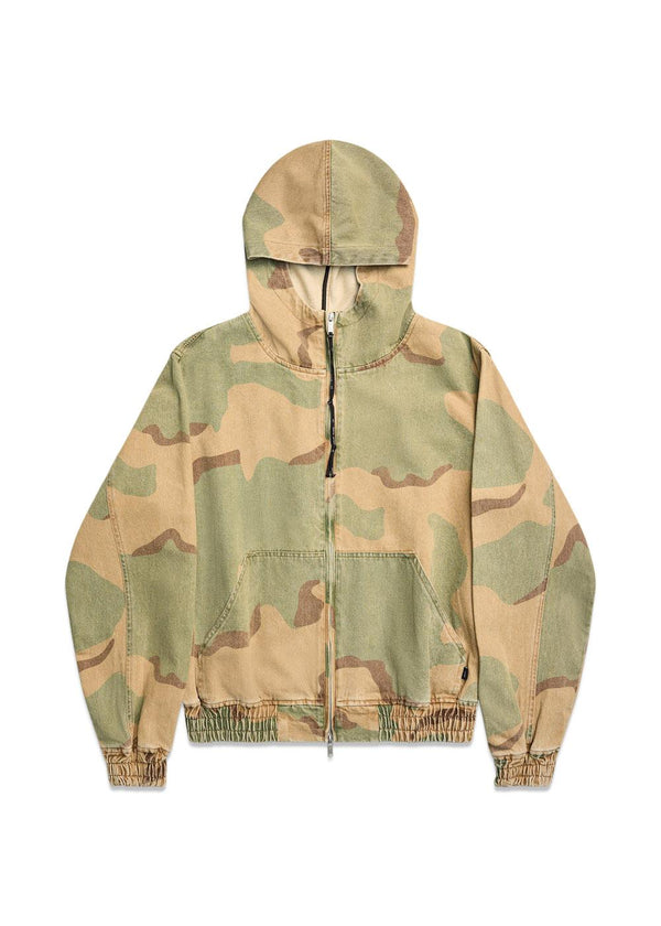 COCHET HOODED JACKET W. ZIP - Camouflage-Outerwear-ALIS-Butler Loftet
