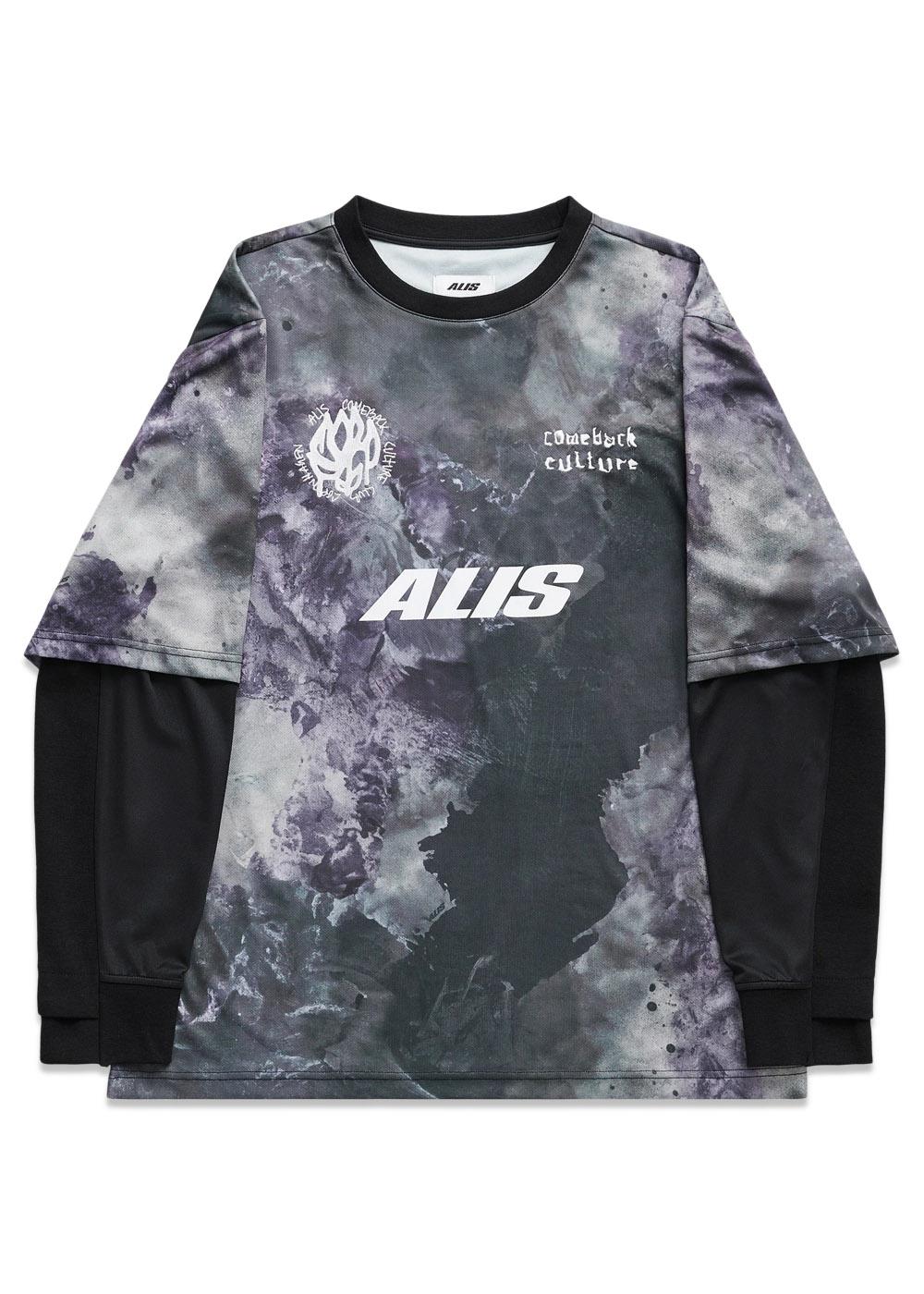COMEBACK CLUB 2-LAYER JERSEY - Painters Purple-T-shirts-ALIS-Butler Loftet