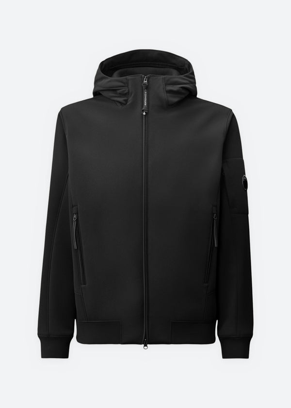 C.P. Shell-R Hooded Lens Jacket - Black