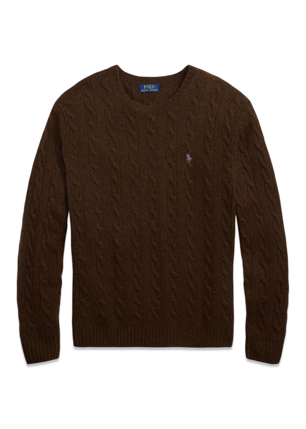 Cable Knit - Brown-Knitwear-Ralph Lauren-Butler Loftet