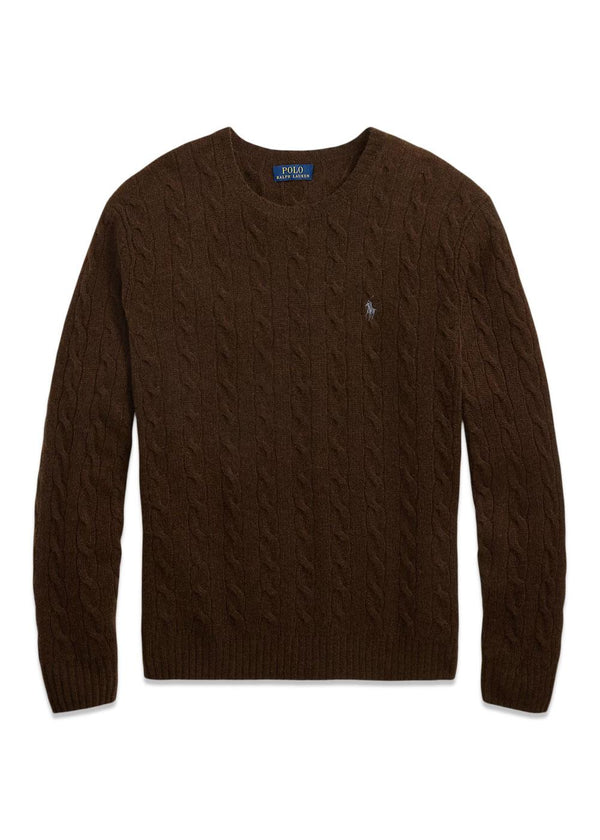 Cable Knit - Brown-Knitwear-Ralph Lauren-Butler Loftet