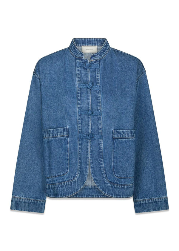 Caline Denim Jacket - Blue Denim-Outerwear-Neo Noir-Butler Loftet