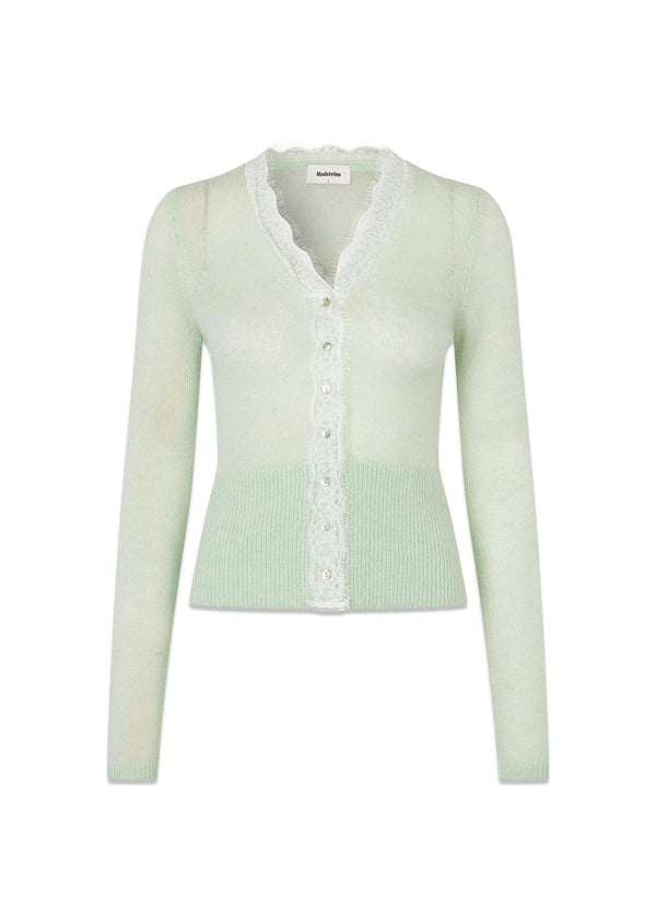 Cammamd cardigan - Ocean Green-Knitwear-Modström-Butler Loftet