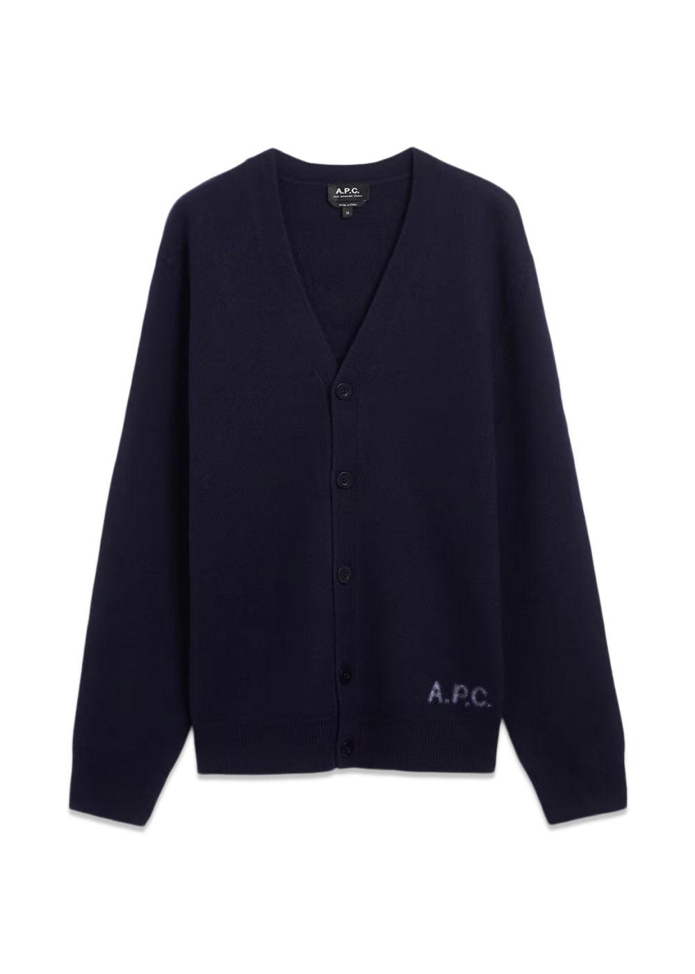 Cardigan Kenny - Dark Navy-Knitwear-A.P.C-Butler Loftet