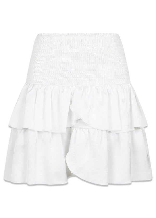 Carin Heavy Sateen Skirt - White