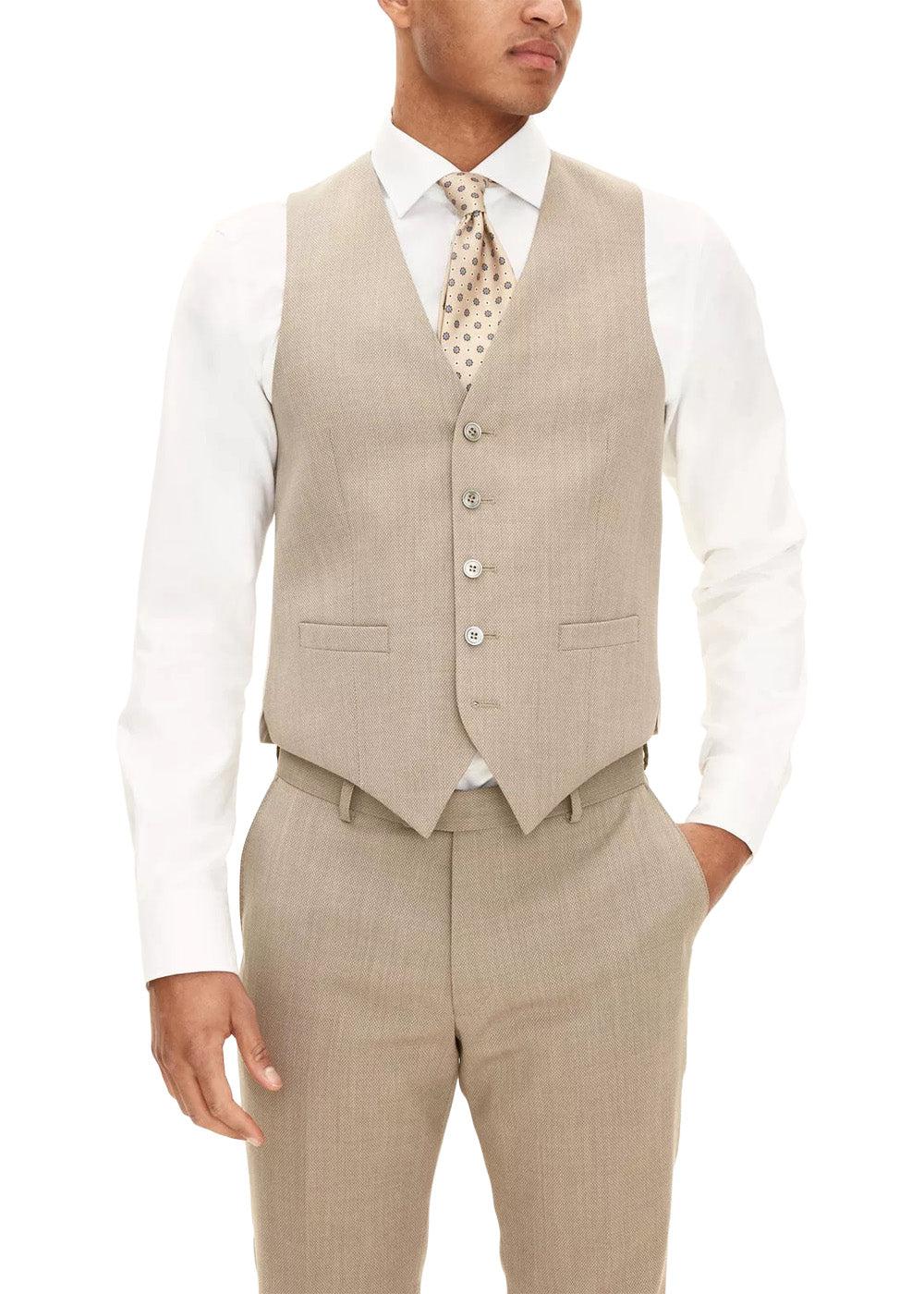 Carlo Waistcoat - Nubuck Beige