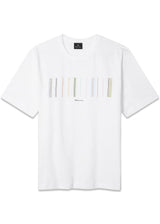 Casual Fit T-Shirt Stripe - White-T-shirts-Paul Smith - PS-Butler Loftet