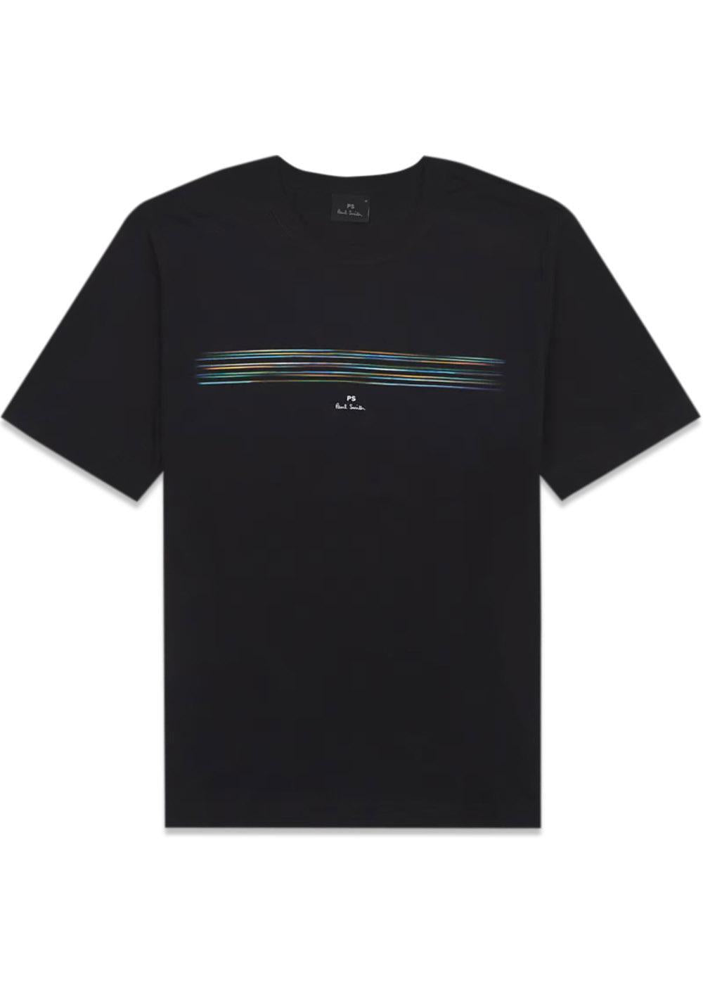 Casual Fit T-Shirt Stripes - Black-T-shirts-Paul Smith - PS-Butler Loftet