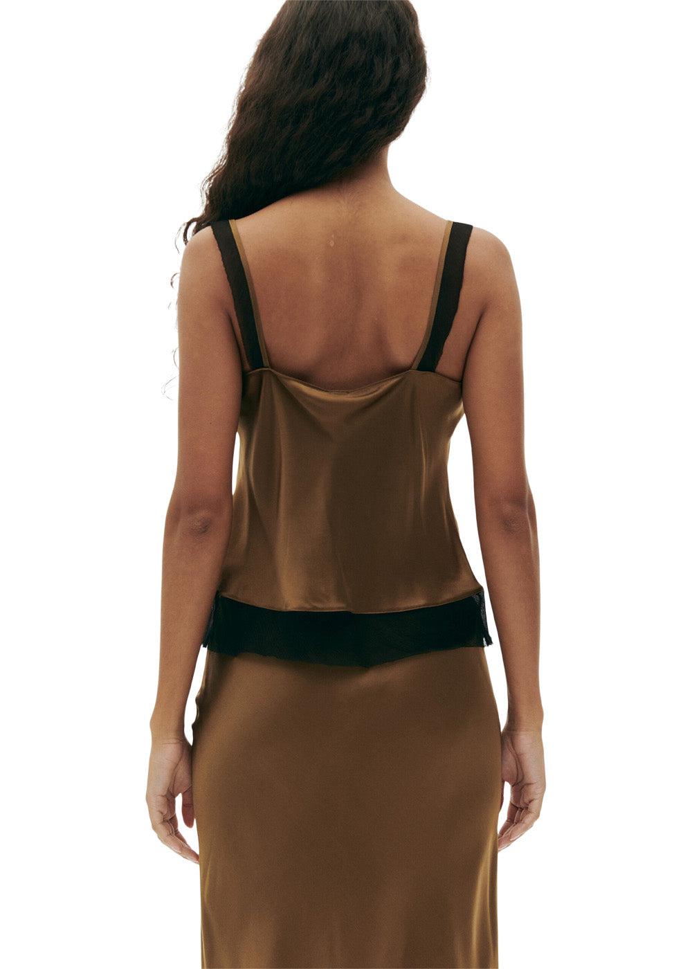Catania Top - Olive-Blouses-The Garment-Butler Loftet