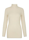 Modströms CateMD t-neck - Summer Sand. Køb strik her.
