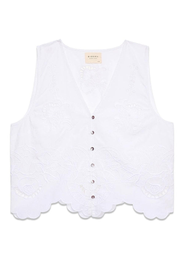 Celestine Top - White-Top-Sissel Edelbo-Butler Loftet