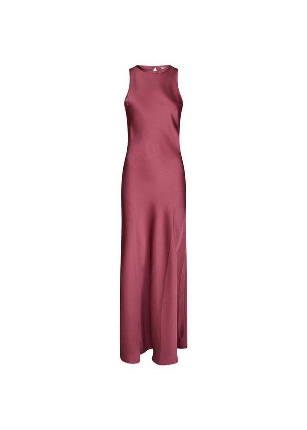 Celinie Heavy Sateen Dress - Cherry Pink-Dress-Neo Noir-Butler Loftet