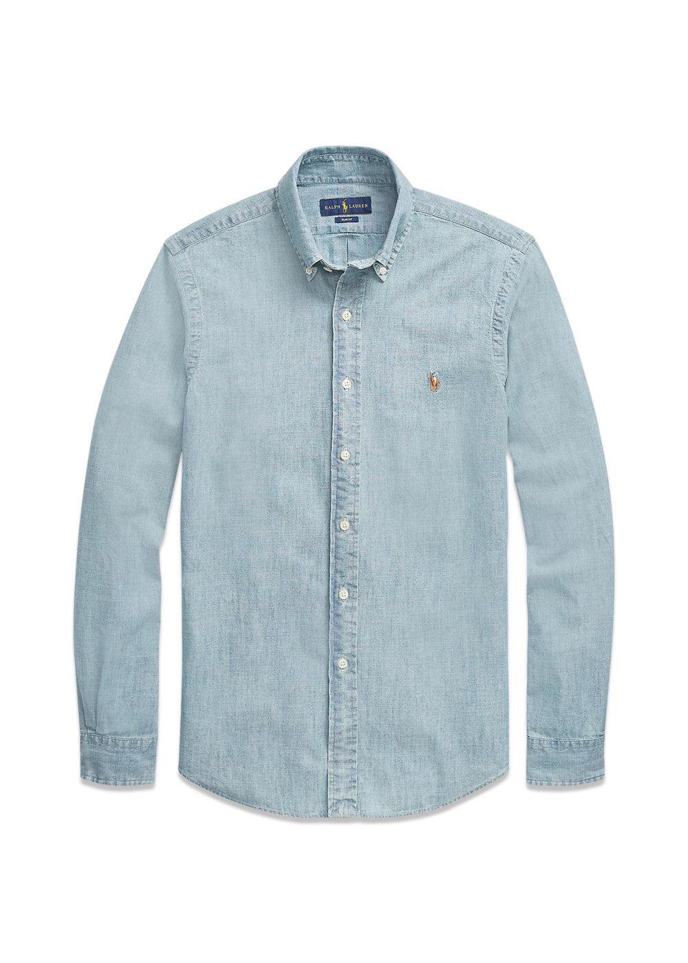 Chambray Shirt - Blue-Shirts-Ralph Lauren-Butler Loftet