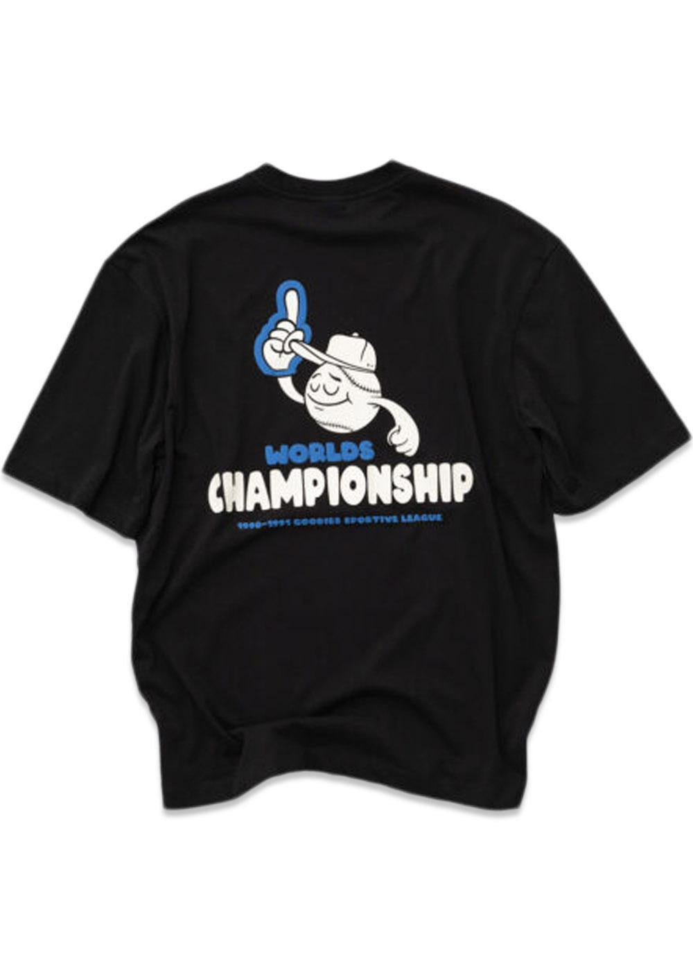 Championship Tee - Black-T-shirts-Goodies Sportive-Butler Loftet