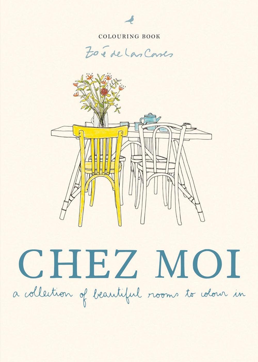 Chez Moi Colouring Book - Zoé De Las Cases - Beige-Living-New Mags-Butler Loftet