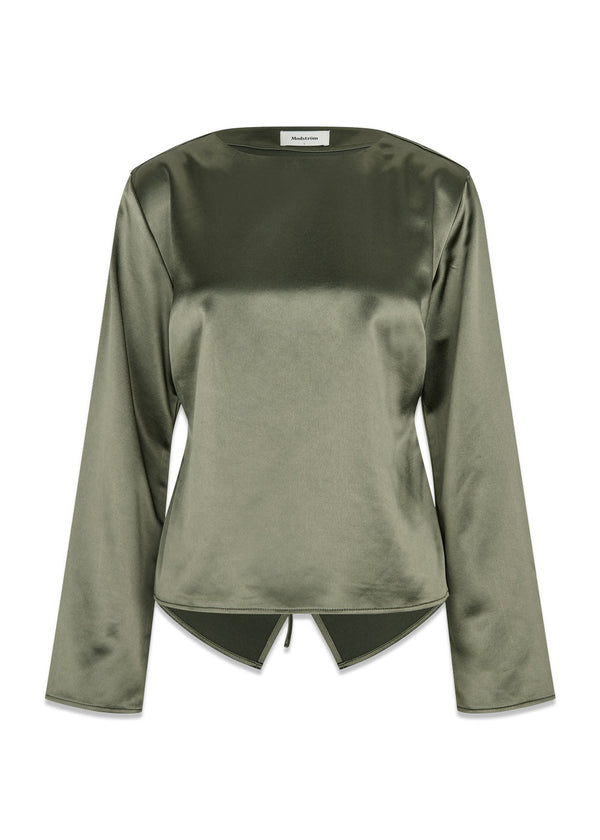 Cianomd top - Army Dust-Blouses-Modström-Butler Loftet