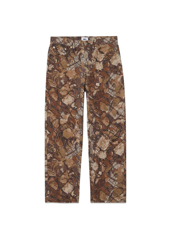 Classic Baggy Denim - Fence Camo Multi-Pants-OBEY-Butler Loftet