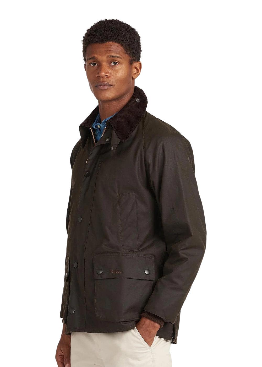 Classic Bedale Wax - Olive-Outerwear-Barbour-Butler Loftet