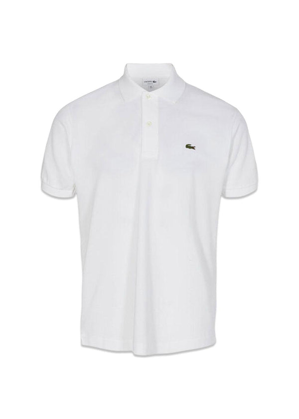 Classic Fit Short Sleeved Ribbed Collar shirt - White