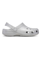 Classic Glitter Clog - Silver Glitter