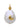Maanestens Claude Pendant - Sterling Silver (925) Gold Plated. Køb halskæder her.