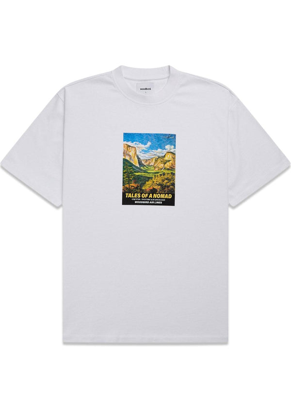 Woodbirds Cole Yosemite Tee - White. Køb t-shirts her.