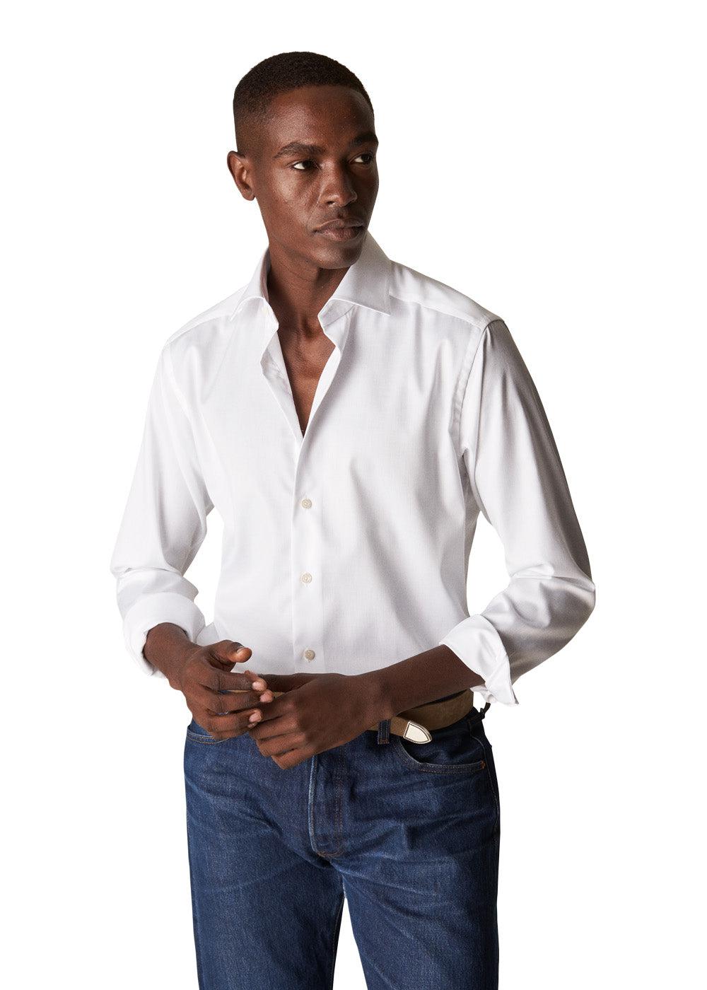 Contemporary-Signature Twill - Hvid-Shirts-Eton-Butler Loftet