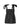 Contrasted Tie Top - Jet Black-Top-Stine Goya-Butler Loftet
