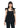 Contrasted Tie Top - Jet Black-Top-Stine Goya-Butler Loftet