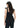 Contrasted Tie Top - Jet Black-Top-Stine Goya-Butler Loftet