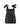 Contrasted Tie Top - Jet Black-Top-Stine Goya-Butler Loftet