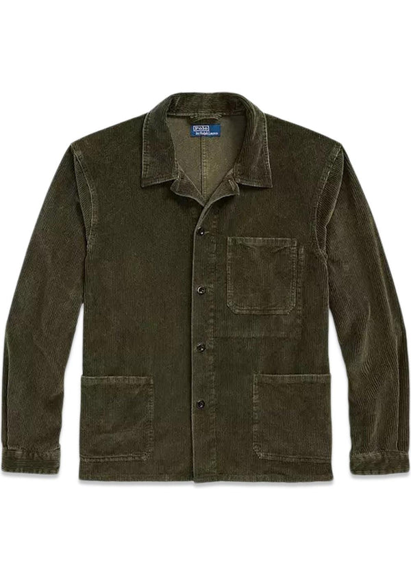 Corduroy Overshirt - Green-Blazers-Ralph Lauren-Butler Loftet