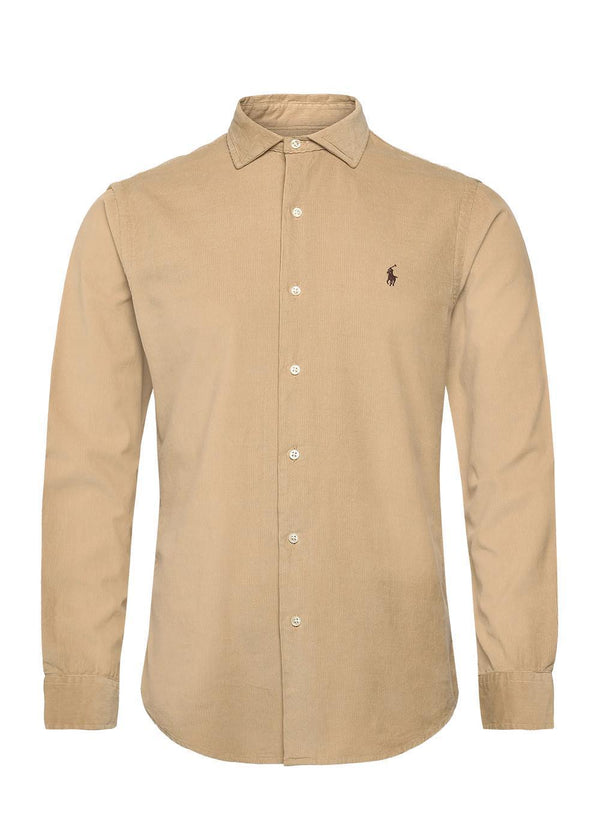 Corduroy Shirt - Beige-Shirts-Ralph Lauren-Butler Loftet