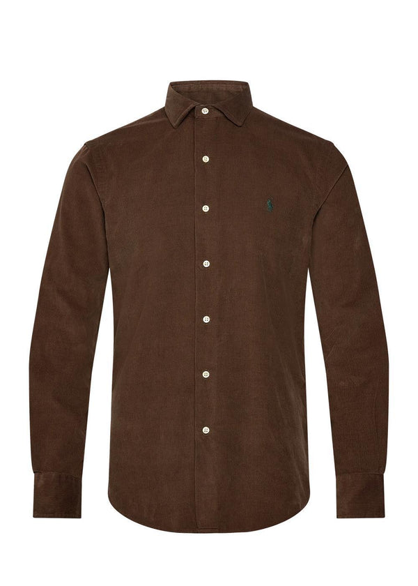 Corduroy Shirt - Brown-Shirts-Ralph Lauren-Butler Loftet