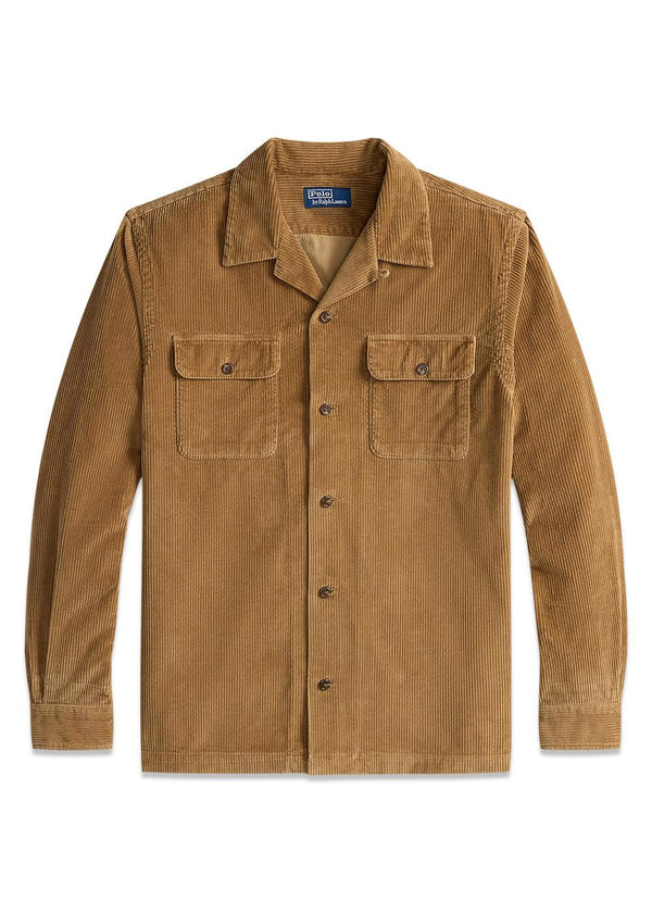 Corduroy Sport Shirt - Golden Brown-Shirts-Ralph Lauren-Butler Loftet