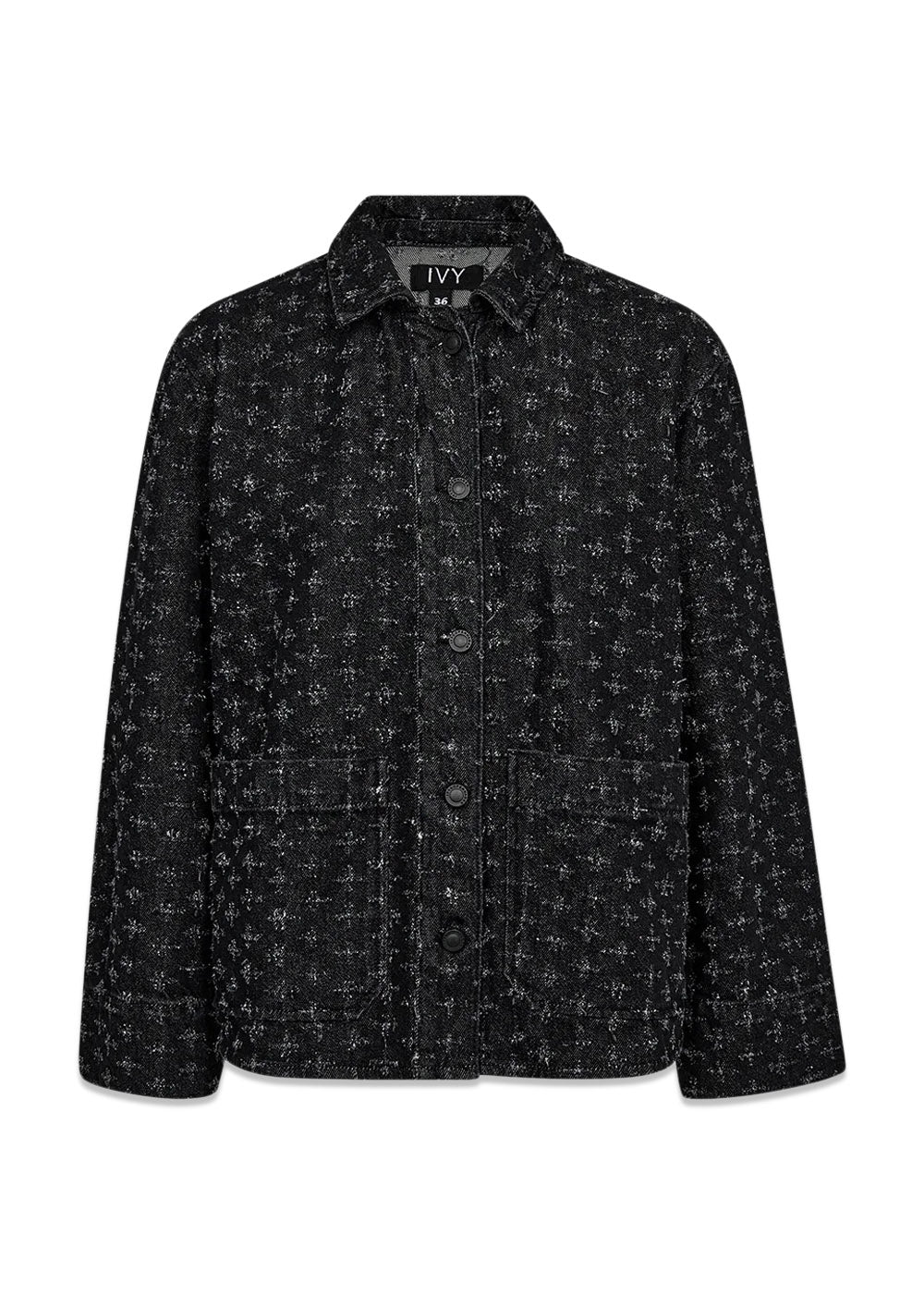 Cory Jacket Black Punch Denim - Black-Outerwear-Ivy Copenhagen-Butler Loftet
