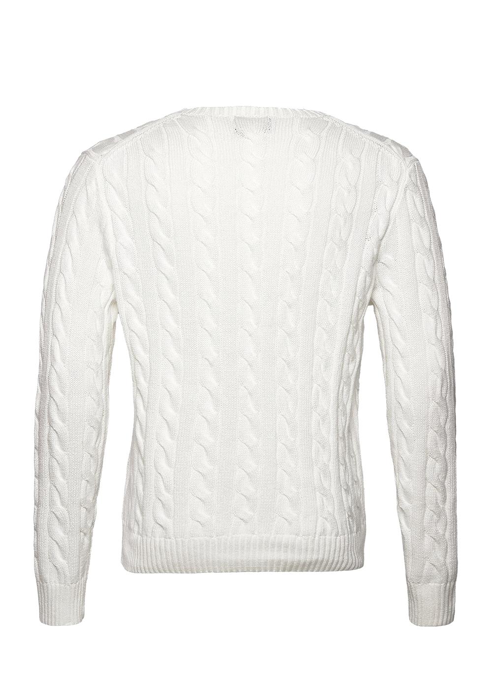Cotton Cable Knit - White-Knitwear-Ralph Lauren-Butler Loftet