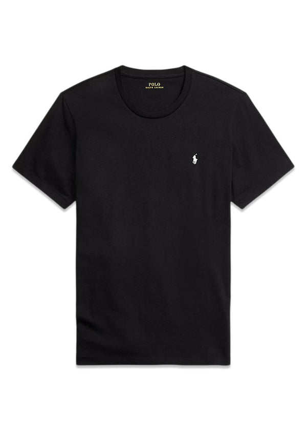 Cotton Jersey Sleep Shirt - Black-T-shirts-Ralph Lauren-Butler Loftet