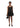 Cotton Poplin U-neck Mini Dress - Black-Dress-Ganni-Butler Loftet