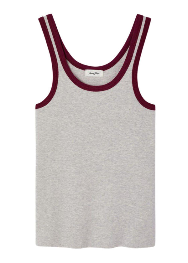Cribay - Grey Melange-Top-American Vintage-Butler Loftet