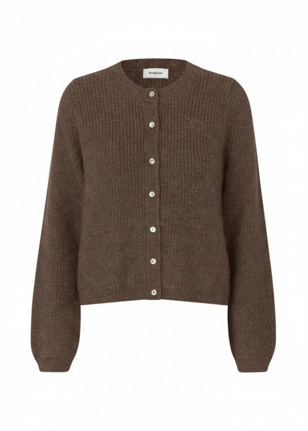 Crismd cardigan - Chocolate Chip-Knitwear-Modström-Butler Loftet