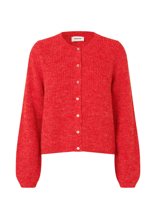 Crismd cardigan - Hibiscus-Knitwear-Modström-Butler Loftet