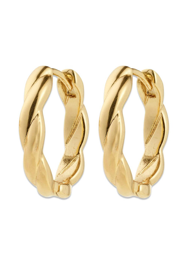 DECLAN earrings gold-plated - Gold Plated-Jewellery-Pilgrim-Butler Loftet