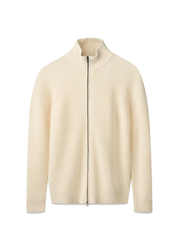 DELTA WOOL ZIP KNIT - Cloud-Knitwear-Forét-Butler Loftet