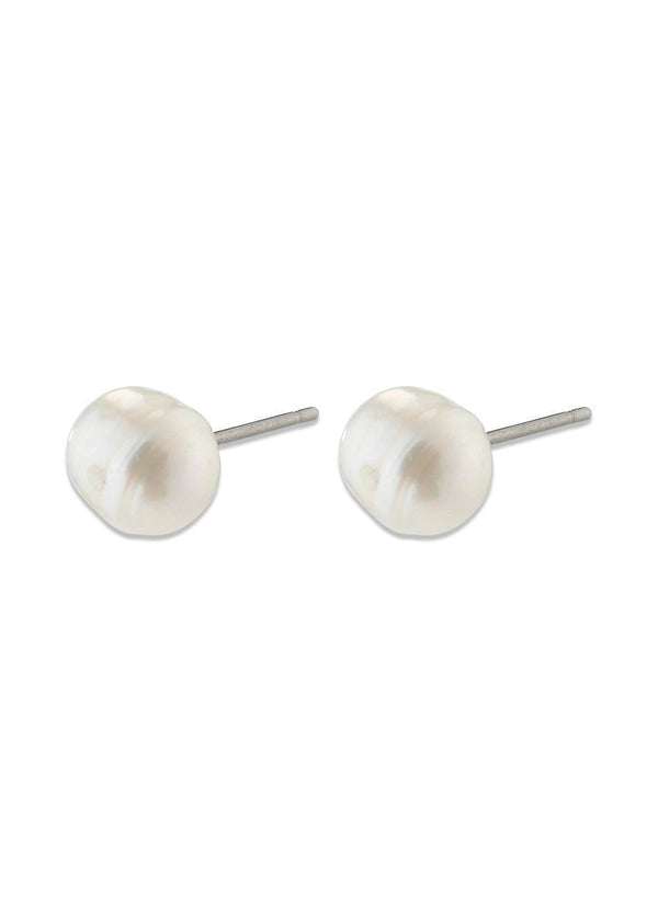 DIONYSIA pearl earrings gold-plated - Gold Plated-Jewellery-Pilgrim-Butler Loftet