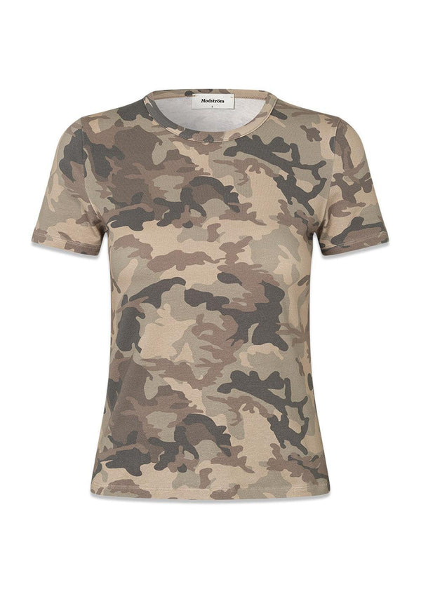 Daemd print t-shirt - Camo-T-shirts-Modström-Butler Loftet