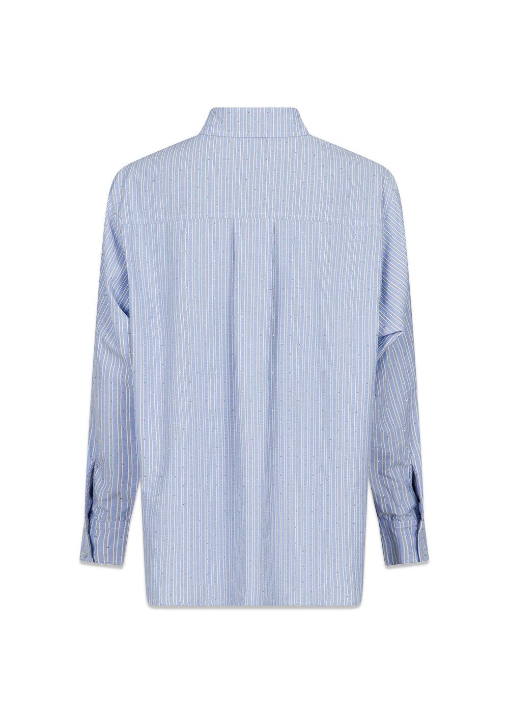 Dalma Stripe Stone Shirt - Blue