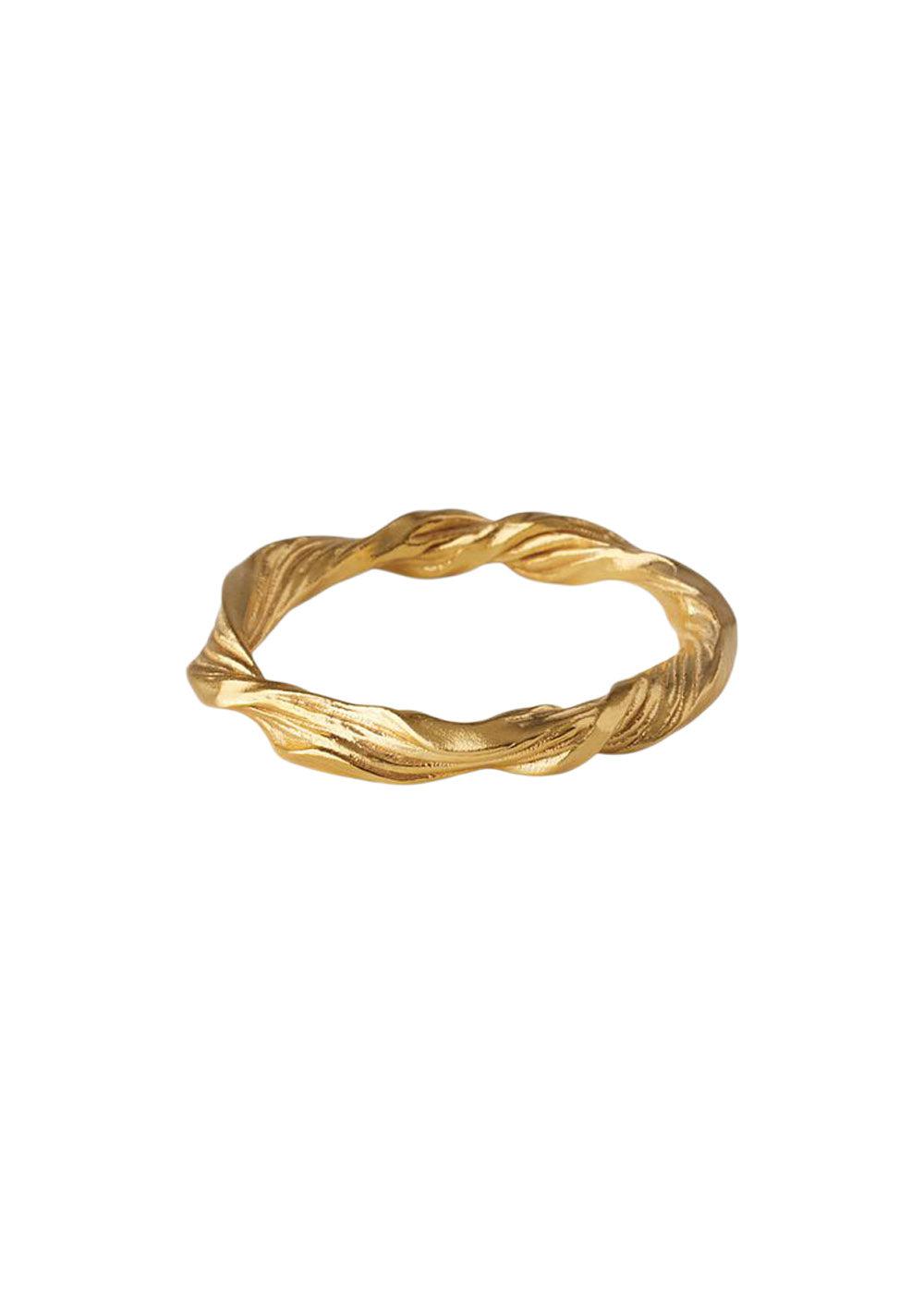 Dancing Wave Ring - Forgyldt-Jewellery-Pernille Corydon-Butler Loftet