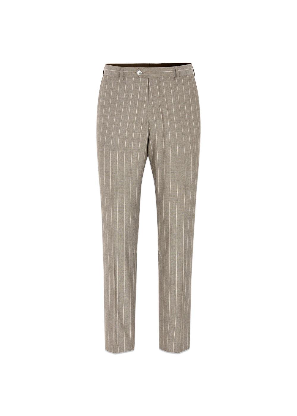 Dandy Trousers - Suede Brown-Pants-Oscar Jacobson-Butler Loftet
